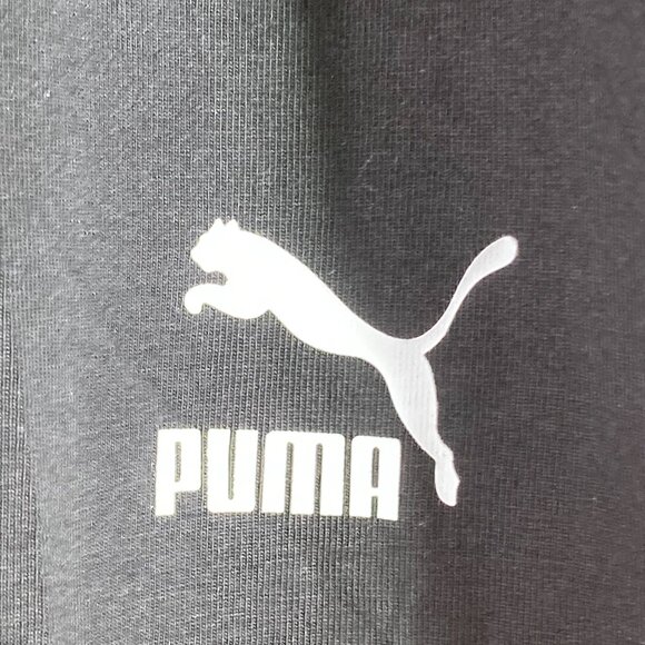 NEW! PUMA T7 MR LEGGING 2X Tight Fit Womens Track Pants Black White - Picture 5 of 8